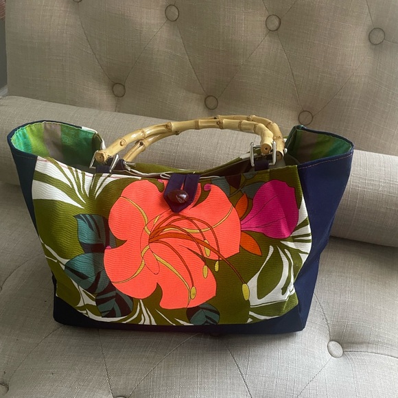 Heidi line bamboo bag - Picture 2 of 4